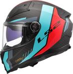 LS2FF811VectorIICGridRoodCyaan06Integraalhelm, Verzenden, Nieuw met kaartje, Overige merken, XXL