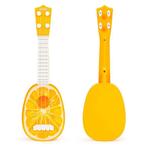 Ecotoys mini kunststof kinder ukelele / gitaar sinaasappel, Ophalen of Verzenden, Nieuw