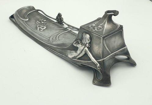 Albert Köhler - Inktpot - Verzilverd, Antiek en Kunst, Kunst | Designobjecten