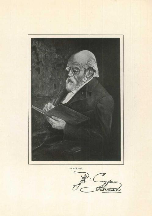 Portrait of Petrus Josephus Hubertus Pierre Cuypers, Antiek en Kunst, Kunst | Etsen en Gravures