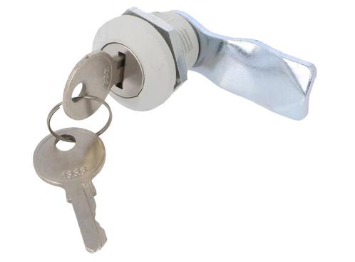 Locker slot - 90 graden - 28mm - gelijke sleutels - 1333 - G, Doe-het-zelf en Verbouw, Hang- en Sluitwerk, Slot, Nieuw, IJzer