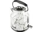 Bourgini -  Marble Waterkoker  - Wit, 1 tot 2 liter, Verzenden, Nieuw