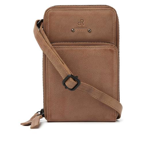 -50% dR Amsterdam  dR Amsterdam Telefoontas  maat One size, Sieraden, Tassen en Uiterlijk, Tassen | Damestassen, Bruin, Nieuw