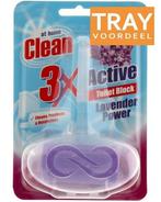 AT HOME LAVENDER TOILETBLOK TRAY 24 X 40 GRAM, Verzenden, Nieuw