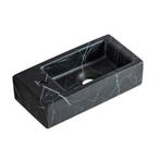 Fontein Best Design Allure 36x18x9 cm Links Marmer Zwart, Doe-het-zelf en Verbouw, Sanitair, Ophalen of Verzenden, Nieuw, Overige typen