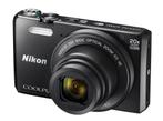 Nikon Coolpix S7000 Digitale Compact Camera - Zwart, Verzenden, Zo goed als nieuw