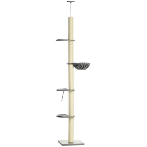 TRUUSK Krabpaal Met Hangmat, Inclusief Plafondbrancard, Plaf, Dieren en Toebehoren, Katten-accessoires, Nieuw, Verzenden