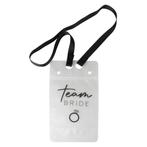 Drinkzakje Team Bride 23cm 6st, Hobby en Vrije tijd, Feestartikelen, Verzenden, Nieuw