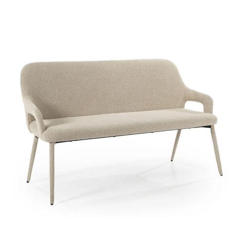 *WOONWINKEL* By-Boo Bench Fika Scandinavische Eetkamerbank M, Huis en Inrichting, Banken | Bankstellen, Nieuw, Stof, Verzenden