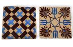 Tegel (2) - 2 decorative Portuguese tiles - A.A. Costa