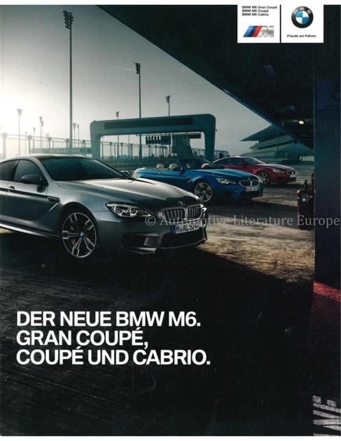 2015 BMW M6 BROCHURE DUITS, Boeken, Auto's | Folders en Tijdschriften, BMW