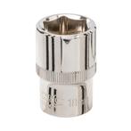 Silverline Zeskantige dop - chroom vanadium - 18 mm - roe..., Doe-het-zelf en Verbouw, Gereedschap | Handgereedschap, Ophalen of Verzenden