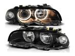 Angel Eyes Black koplamp geschikt voor BMW E46 Coupe Cabrio, Auto-onderdelen, Verlichting, Verzenden, Nieuw, BMW