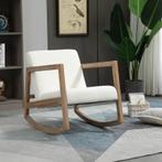 TRUUSK HOMCOM Schaukelstuhl  Relaxstuhl mit Holzrahmen, gepo, Huis en Inrichting, Stoelen, Verzenden, Nieuw