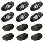 Rigid Industries Rock Light Kit- Amber (6 lights) - 400293, Ophalen of Verzenden