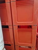 Palletbox 1000x600x662mm 260 liter, gesloten, oranje, 2, Doe-het-zelf en Verbouw, Kratten en Dozen, Gebruikt, 40 tot 60 cm, Overige typen