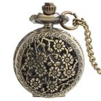 Fako® - Zakhorloge - XXL - Bloemen Open - Ø 47mm -, Sieraden, Tassen en Uiterlijk, Horloges | Heren, Verzenden, Nieuw