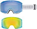 Sinner BOREAS skibril - Wit - Sintrast® Lens, Verzenden, Zo goed als nieuw
