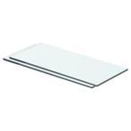 vidaXL Schappen 2 st 40x12 cm glas transparant, Huis en Inrichting, Woonaccessoires | Wandplanken en Boekenplanken, Verzenden