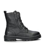 Mustang veterboots voor dames in het Zwart, Verzenden, Zwart, Lage of Enkellaarzen, Nieuw