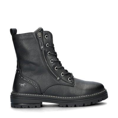 Mustang veterboots voor dames in het Zwart, Kleding | Dames, Schoenen, Lage of Enkellaarzen, Zwart, Nieuw, Verzenden