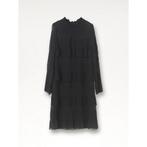 By Malene Birger • zwarte midi jurk Duranta • 34, Verzenden, Zwart, Nieuw, By Malene Birger