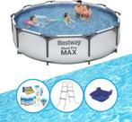 Bestway Zwembad Steel Pro MAX 305x76 cm  Met accessoires, Verzenden, 80 tot 120 cm, Rond, Opzetzwembad