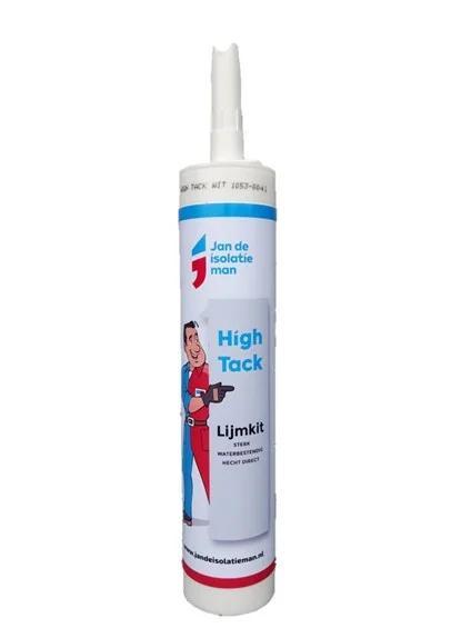 Isolatielijm High Tack (zwart) van Jan de Isolatieman 290 ml, Doe-het-zelf en Verbouw, Isolatie en Afdichting, Nieuw, Overige materialen