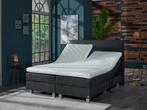 Elektrische Boxspring Boston Antraciet, Verzenden, Nieuw, Overige kleuren, Modern