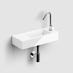 Fonteinset Clou InBe 46x19x9 Keramiek Wit (incl. Kraan, Ophalen of Verzenden, Nieuw, Chroom, Overige typen