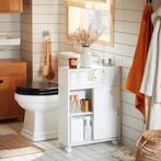 2dekans | SoBuy Badkamerkast met Wielen - Smal - 69 x 52 x, Huis en Inrichting, Badkamer | Badkamermeubels, Ophalen of Verzenden