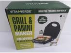 Veiling - Vitaverde Elektrische Contactgrill – Zwart, Nieuw