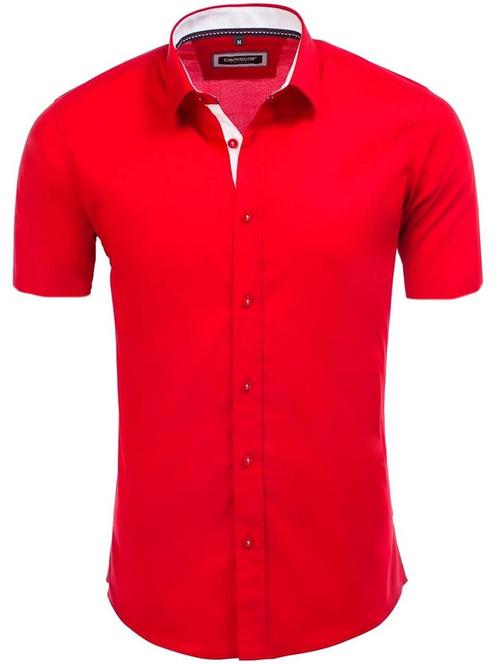 Rood Overhemd Korte Mouw Met Stretch Carisma 9102, Kleding | Heren, Overhemden, Rood, Nieuw, Verzenden
