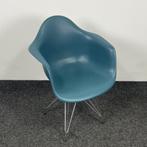 Petrolblauwe Kuipstoel - Chroom Onderstel, Ophalen of Verzenden, Gebruikt