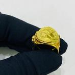 Ring - 18 karaat Geel goud - Camee-ring 18 kt, Nieuw
