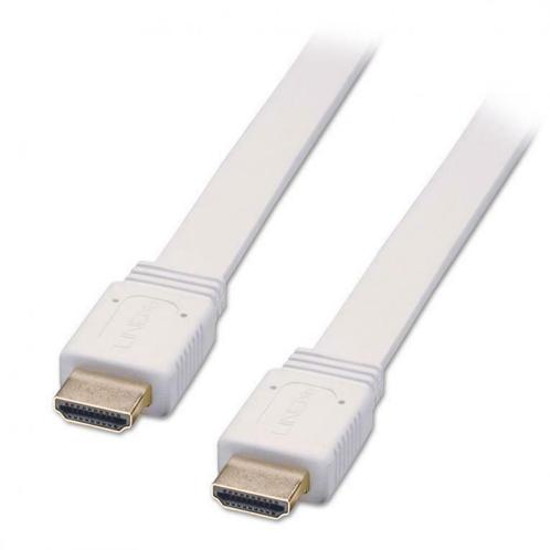 FLAT HDMI kabel platte kabel 1,8 meter WIT, Computers en Software, Pc- en Netwerkkabels, Verzenden