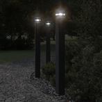 vidaXL Vloerlampen voor buiten 3 st met sensor 110 cm, Verzenden, Nieuw