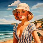 Laura Anton - Village en Provence, Antiek en Kunst