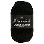 Scheepjes Chunky Monkey - 1002 black - Acryl Garen, Hobby en Vrije tijd, Breien en Haken, Ophalen of Verzenden, Nieuw