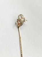 Speld - 19.2 kt. Geel goud, Witgoud - Diamant