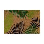 Kokosmat &#039;Leaf&#039; met bladmotief - 40x60 cm, Tuin en Terras, Deurmatten, Verzenden, Nieuw
