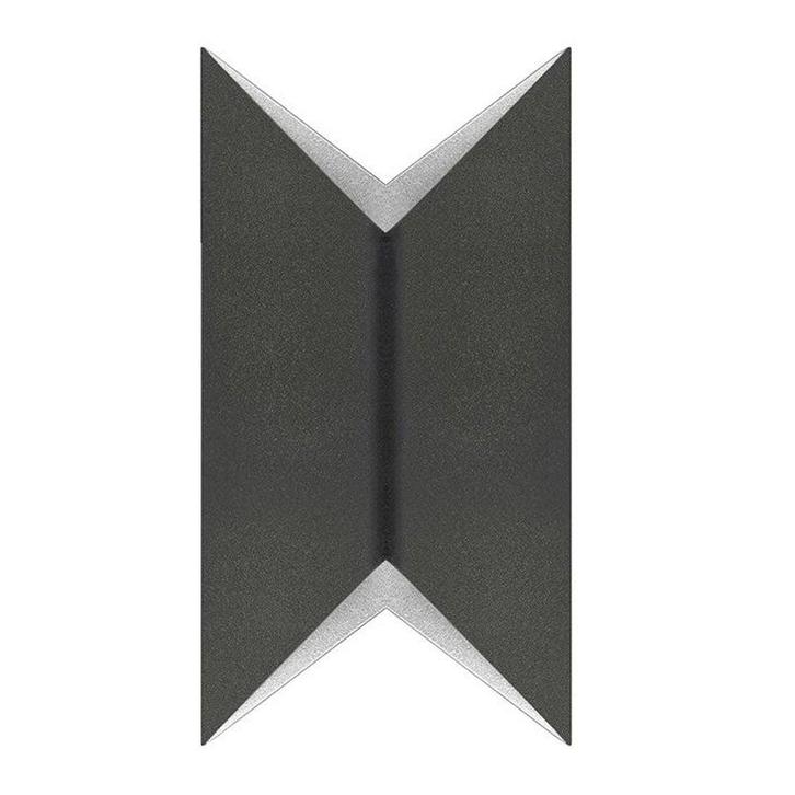 Moderne wandlamp Zwart | Triangle | Up en Down light | G9, Huis en Inrichting, Lampen | Wandlampen, Nieuw, Metaal, Ophalen of Verzenden