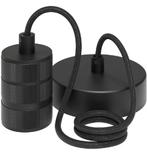 Calex Retro pendel Ø10cm mat zwart E27 1.5m snoer, Ophalen of Verzenden, Nieuw