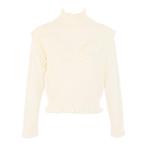 Liu Jo • korte trui met ruches • S, Kleding | Dames, Truien en Vesten, Verzenden, Liu Jo, Wit, Nieuw