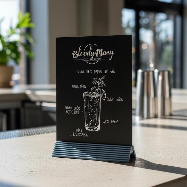 Oacklux Tafelkrijtbordje Filo - Blauw, Zakelijke goederen, Horeca | Meubilair en Inrichting