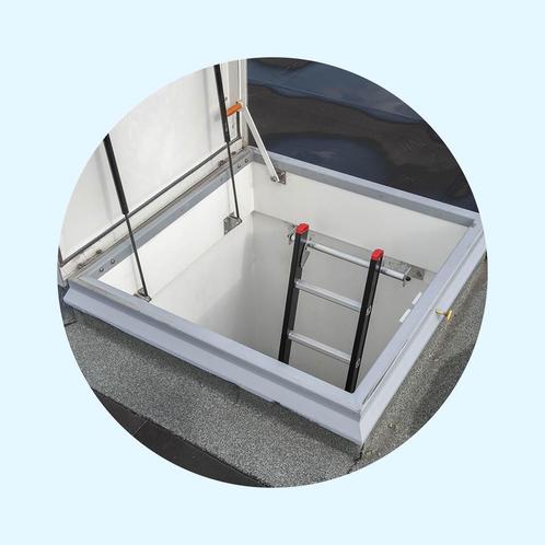 Luikladder 3 delig, Doe-het-zelf en Verbouw, Glas en Ramen, Nieuw, Verzenden