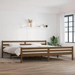 vidaXL Bedframe massief hout honingbruin 180x200 cm, Huis en Inrichting, Slaapkamer | Bedden, Nieuw, Verzenden