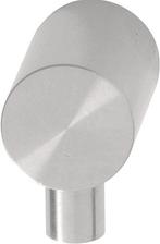 Meubelknop Basic LPB20 Mat RVS 20 mm, Doe-het-zelf en Verbouw, Ophalen of Verzenden, Nieuw