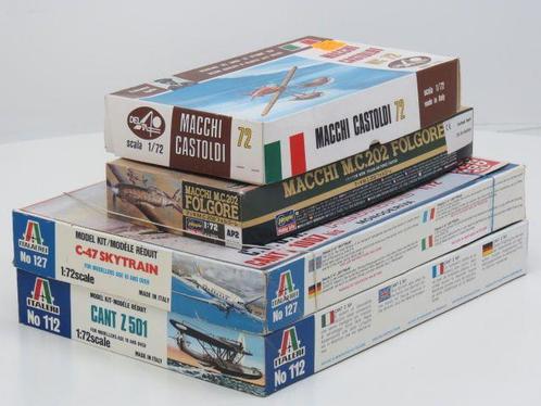 Schaal 1:72 Set 4St. Delta 72, Hasegawa 51302, Supermodel..., Hobby en Vrije tijd, Modelbouw | Vliegtuigen en Helikopters, Gebruikt