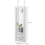 LED Sieradenkast Hangend 2 In 1 Sieradenplank Spiegelkast De